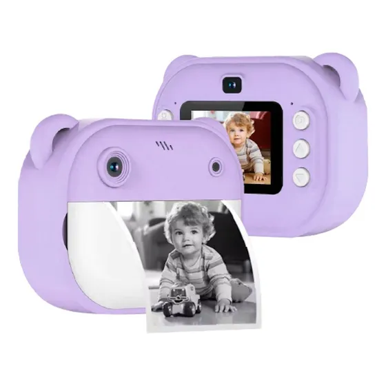 Cámara Digital Instantánea Mini Impresora Para Niños