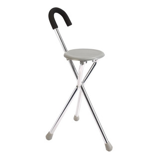 Bastón Con Asiento Mobicare Aluminio Antiderrapante Ecl10s Color Gris Bastón Con Asiento Mobicare Aluminio Antiderrapante Ecl10s Color Gris