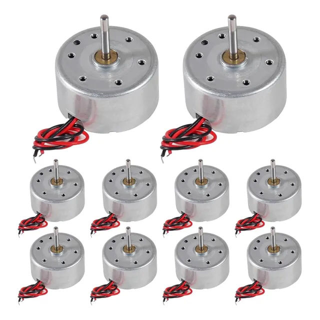 10 Mini Motores Generadores Eléctricos 3v-12v Para