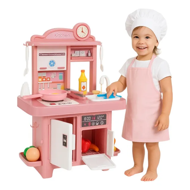 Cozinha Infantil Completa Com Luz Som E Musica Sai Água