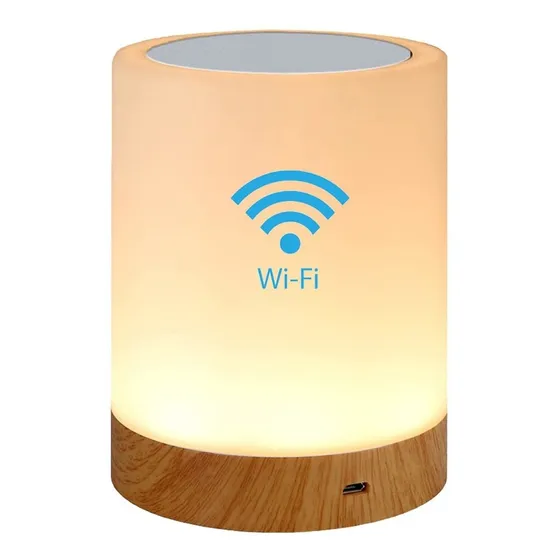 Lampara Wi-fi Friend Luz Nocturna Tactil Para Larga Wifi