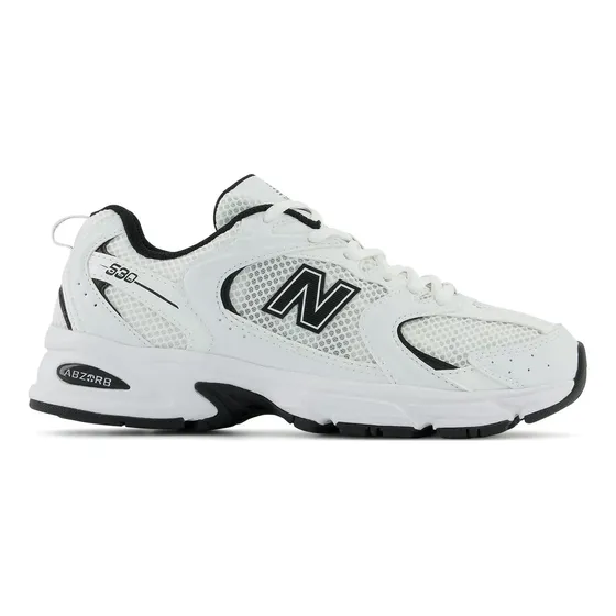 Zapatillas Urbanas Unisex New Balance 530 Blanca/negro