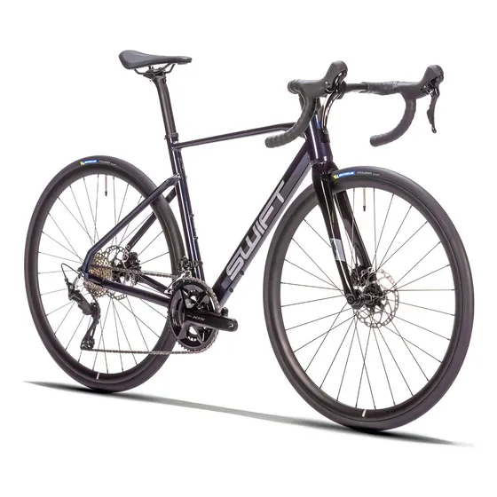 Bicicleta Speed Swift Enduravox Evo Disc 2025 Shimano 105 Cor Azul Tamanho Do Quadro L 54 - 178 A 183cm