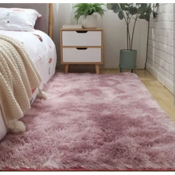 Tapete Alfombra Peluda 150*200 Cm Para Sala Varios Colores