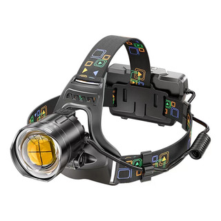Linterna Minera K808 P50 De Alta Potencia Sin Batería, Negro Linterna Minera K808 P50 De Alta Potencia Sin Batería, Negro