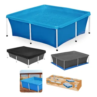 Piscina Mor Infantil 2000l Aço Com Capa E Forro Piscina Mor Infantil 2000l Aço Com Capa E Forro