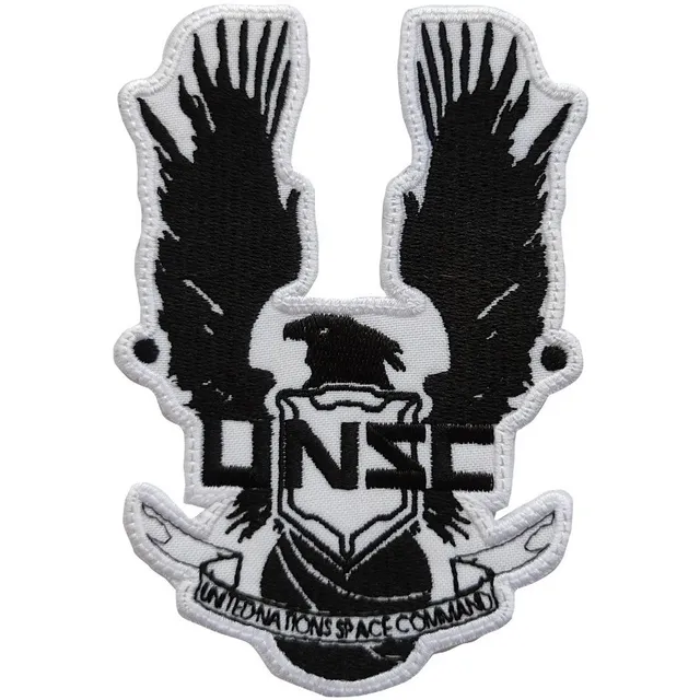 Parche Bordado Halo Unsc United Nations Space Command Aguila