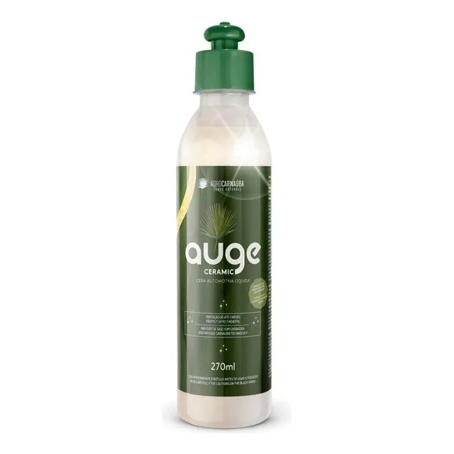 Cera Carnaúba Automotiva Líquida Com Sl02 Auge 270ml