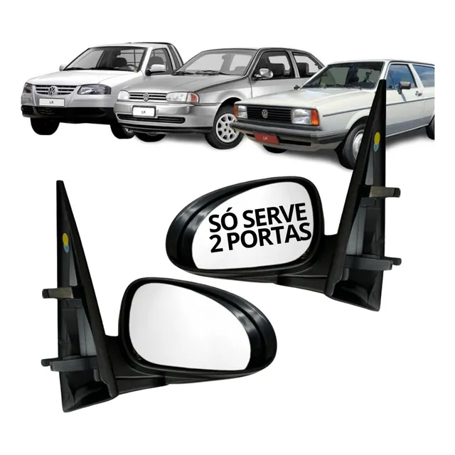Par Retrovisor Gol G2 Bola 96 97 98 99 2 Portas Sem Controle