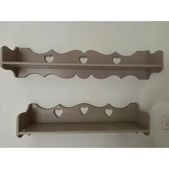 Repisas De Madera Para Cuarto De Niña 94x30 Cm, 20 Cm Prof.