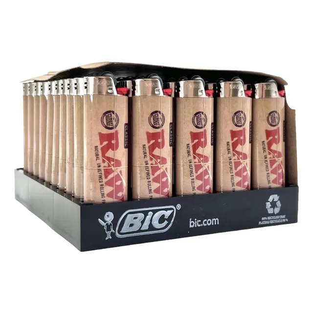 Encendedores Bic Diseño Raw Classic 50 Piezas
