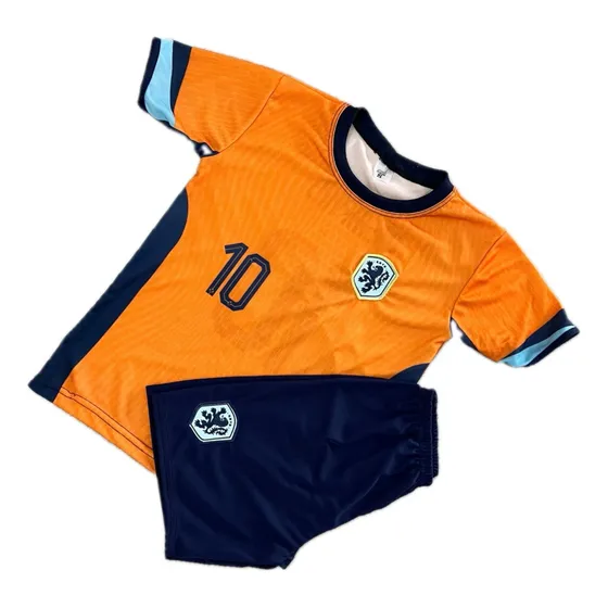 Kit Conjunto Infantil Memphis Depay Camisa E Short