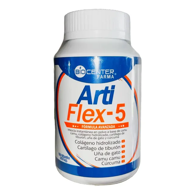 Artiflex -5. Flexibilidad Articular Capsulas X 100 Sabor Neutro