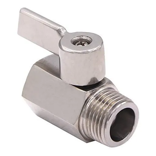 1 2 304 Mini Valvula Bola Acero Inoxidable Npt Fxm Hilo