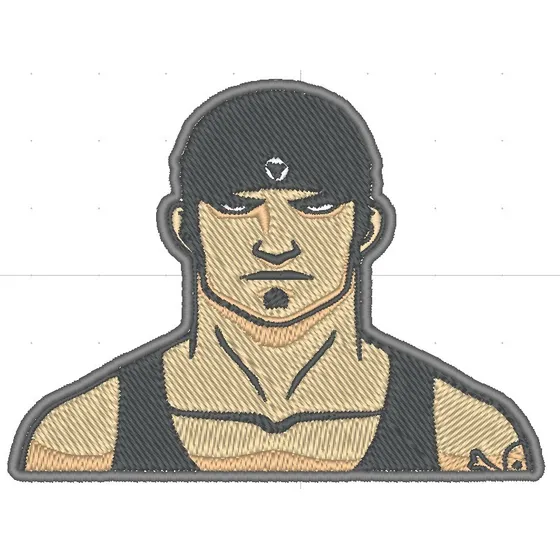 Parche Bordado Gears Of War  Marcus Fenix Color 8x6 