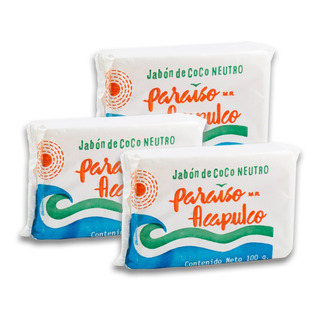 Jabón De Coco Neutro 100 Grs. Hipoalergenico Jabón De Coco Neutro 100 Grs. Hipoalergenico