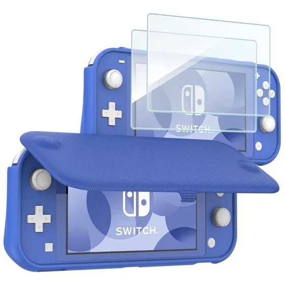 Funda + 2 Protector Pantalla Para Nintendo Switch Lite 2019