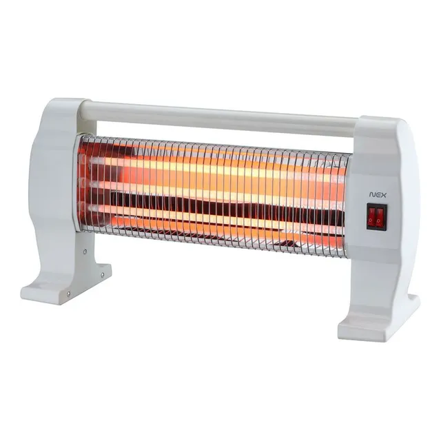 Calefactor estufa halógeno 1100w nex smbq12h1 color gris