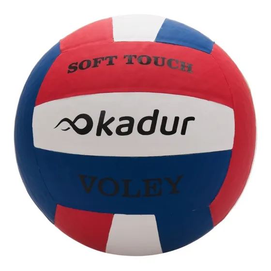 Pelota Voley Cuero Sintetico Beach Volley Balon Cke Color Blanco/Azul/Rojo