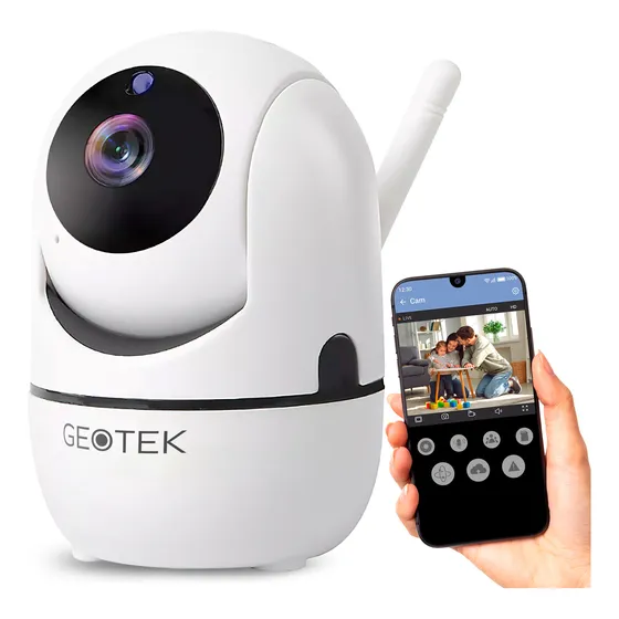 Camara Seguridad Ip 1080p Wifi V/nocturna Motorizada Geotek