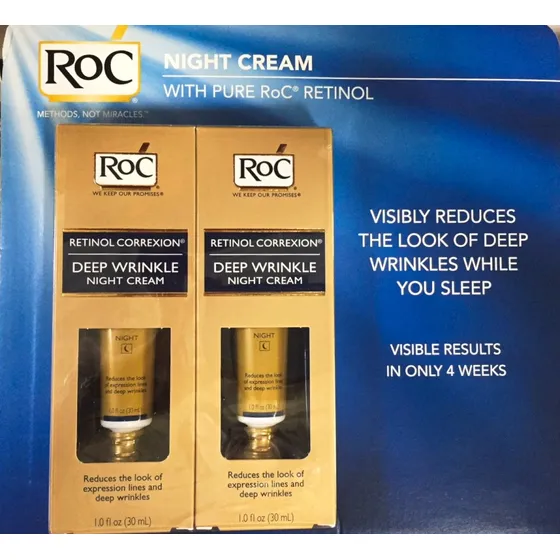 Roc Profunda Crema De Arrugas Doble Paquete - Nuevo 2cdcb