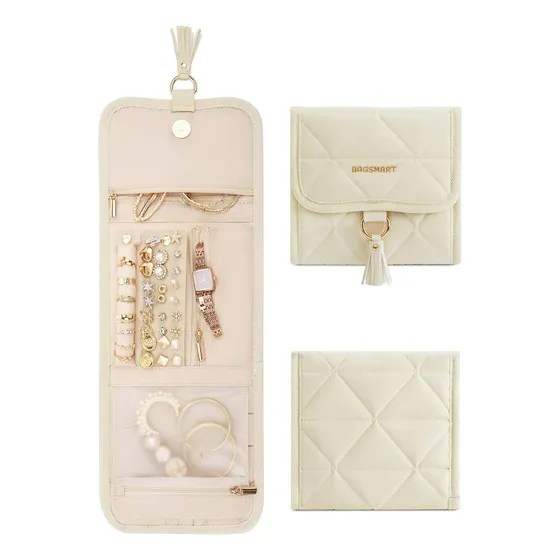 Estuche De Viaje Plegable Pequeño Para Joyería Y Accesorios