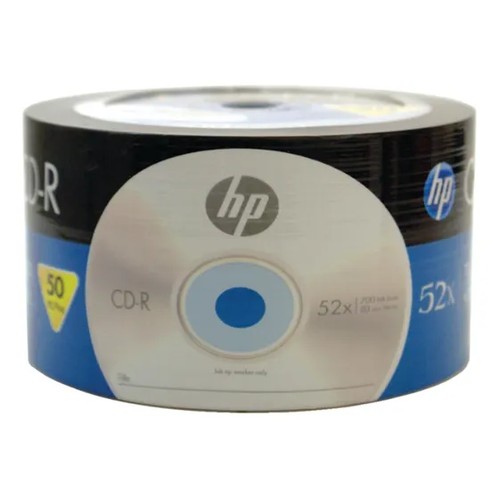 Cd Virgen Hp Cd-r 80 Minutos 700 Mb 52x Original