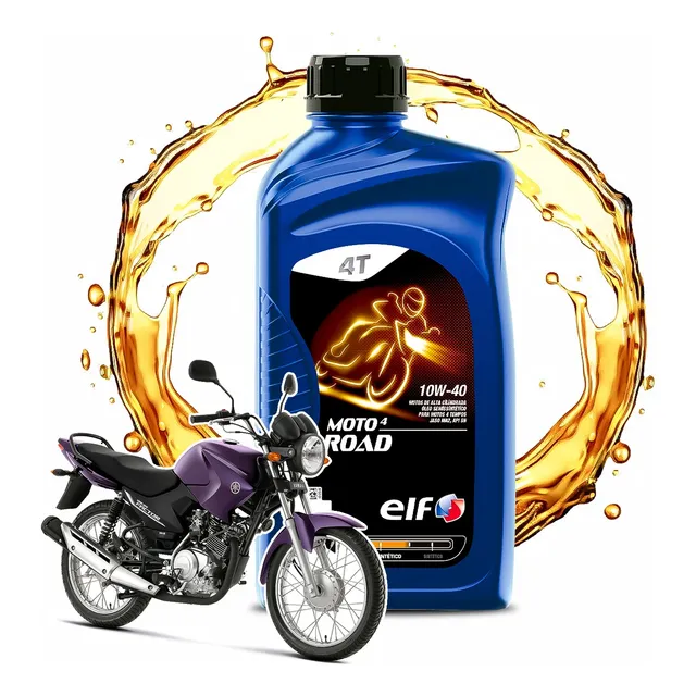 Óleo Para Yamaha Factor Ybr 125 Elf Semissintétco 10w40 Road