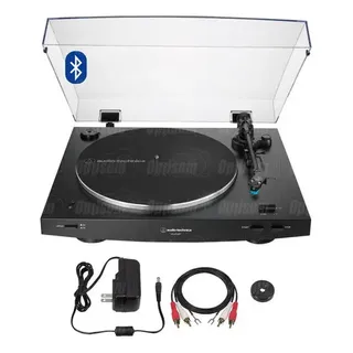 Toca Discos Bluetooth Audio Technica At-lp3xbt Automático Cor Preto
