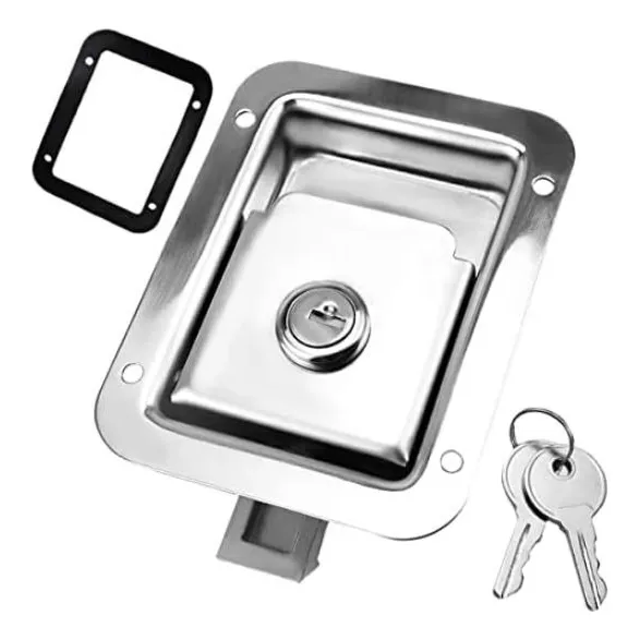 Chapa Con Llave Acero Inox Carro De Arrastre Casa Rodante