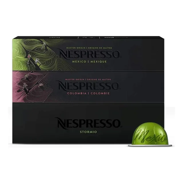 Nespresso Café 30 Cápsulas Master Origin, Sistema Vertuo