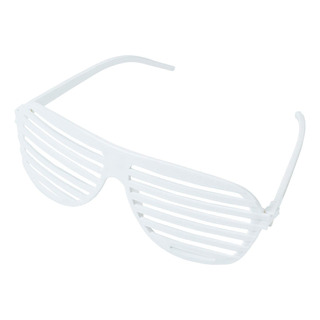 Gafas De Sol Fun Express Shutter Shades, Color Blanco, 12 Un Gafas De Sol Fun Express Shutter Shades, Color Blanco, 12 Un