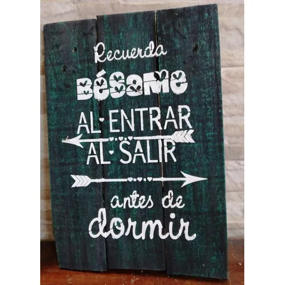 Cartel - Vintage Besame Imperdible