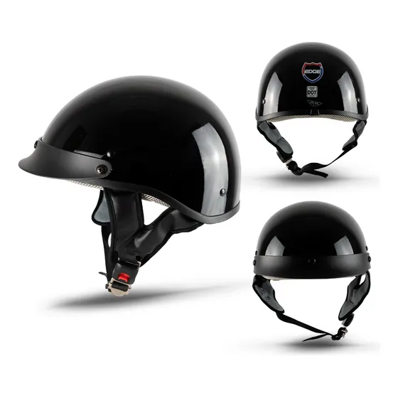 Casco De Moto Edge Diseño Cachucha Certificado Dot Pulsar