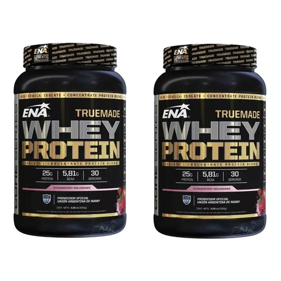 True Made Whey Protein 2 Lb 2x1 Ena Sport Proteína Aislada Y Concentrada
