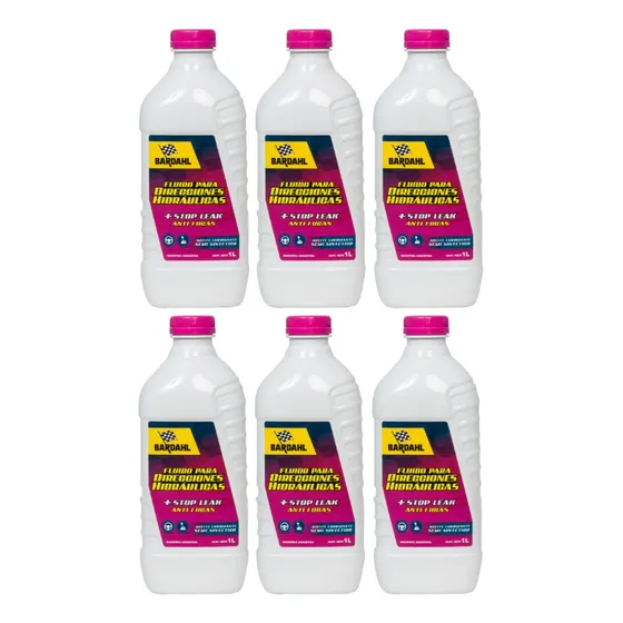Kit Fluido De Transmisiones Hidráulicas C/stop Leak 1lt X 6u