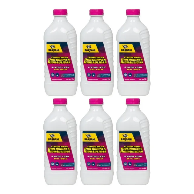Kit Fluido De Transmisiones Hidráulicas C/stop Leak 1lt X 6u