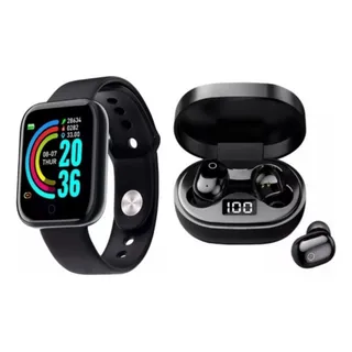 RelĂłgio Smart Digital D20 Masculino / Feminino + Fone S/fi Cor Da Pulseira Preto RelĂłgio Smart Digital D20 Masculino / Feminino + Fone S/fi Cor Da Pulseira Preto