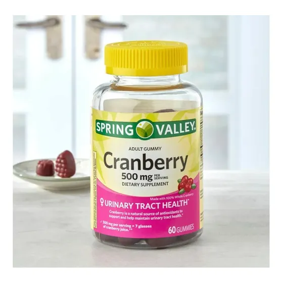 Gomitas De Cramberry De 500mg De 60 Unidades