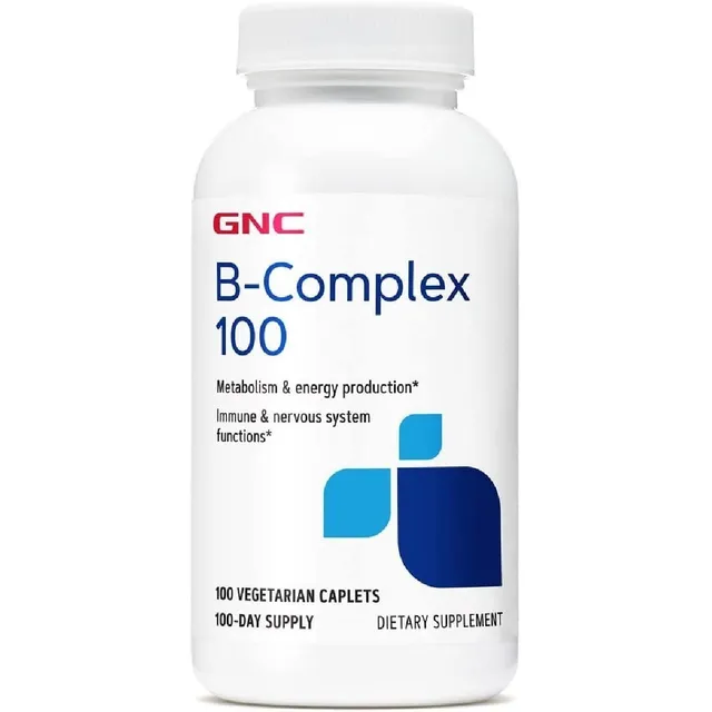Complejo De Vitamina B 100 Gnc 100 Comprimidos Sabor Neutro