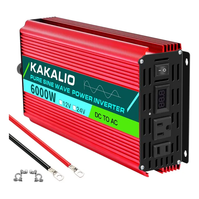 Inversor De Onda Sinusoidal Pura 6000w 12v110v Transformador