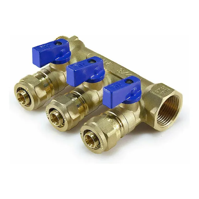 Colector Pex 3/4 , 3 Salidas 16mm, Ideal Para Instalaciones