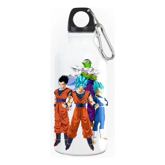 Termo Dragon Ball Botella Caramañola White X178
