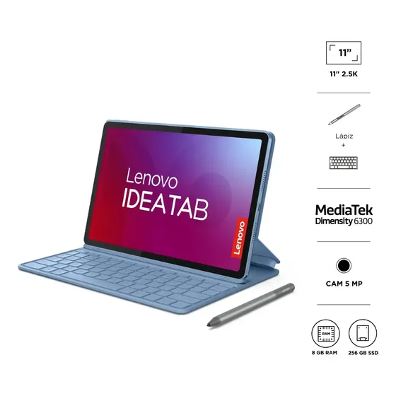 Tablet Idea Tab 5g 8gbram 256gb Mediatek 12 +teclado Y Lapiz
