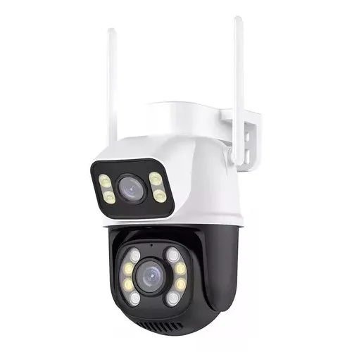 Câmera De Segurança Wifi Smart Camera Ipc-i100 Ip Dual Camera Com Resolução 1080p Branco/preto