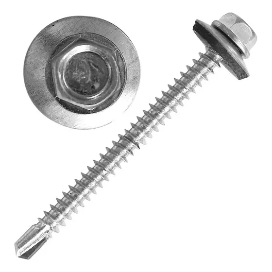 Tornillo Autoperforante - 12 X 2 1/2 - Hexagonal - 120 Pcs