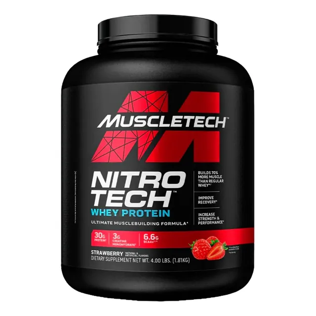 Nitrotech Mps - Muscletech 4lb Strawberry Strawberry