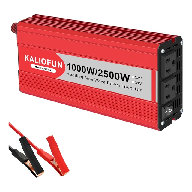 Inversor De Corriente 2500w 12v A 110v Para Auto