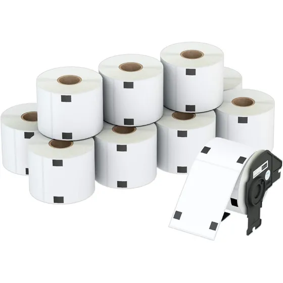 Rollos Dk-1202 Para Impresora Brother Ql-800 62 Mm X 101 Mm