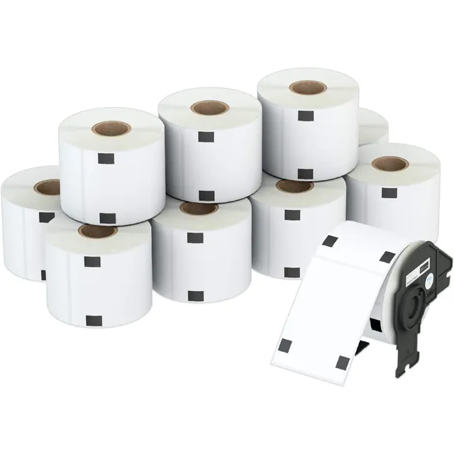 Rollos Dk-1202 Para Impresora Brother Ql-800 62 Mm X 101 Mm